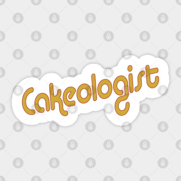 Cakeologist Sticker by Snapdragon